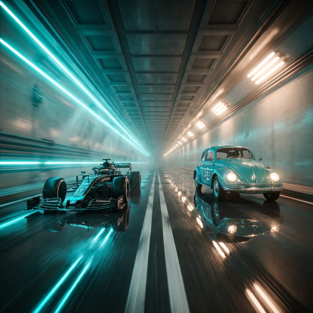 Diagnóstico: F1 vs Fusca - Velocidade vs Cautela