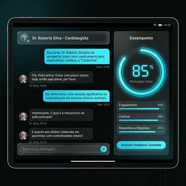 PharmaRoleplay - Simulador de treinamento por voz com IA